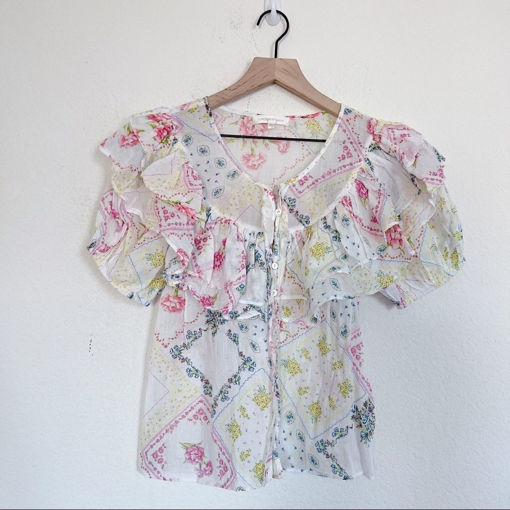 LOVESHACKFANCY Amora Top - Picture 6 of 11
